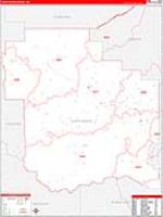 Judith Basin, Mt Carrier Route Wall Map